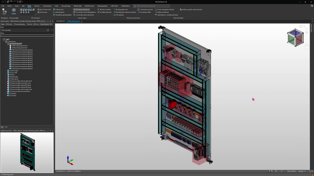 Gehäusebearbeitung und Montagemaße für Schaltschrankkomponenten
