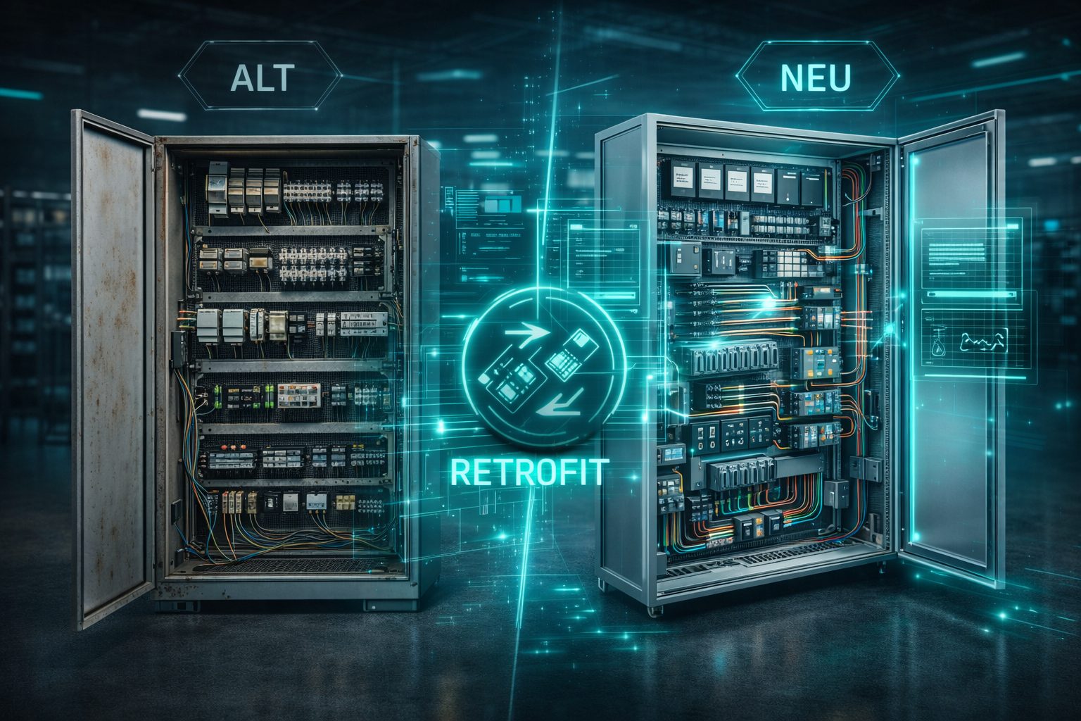 Retrofit einer Industrieanlage — Steuerungsmigration und Modernisierung